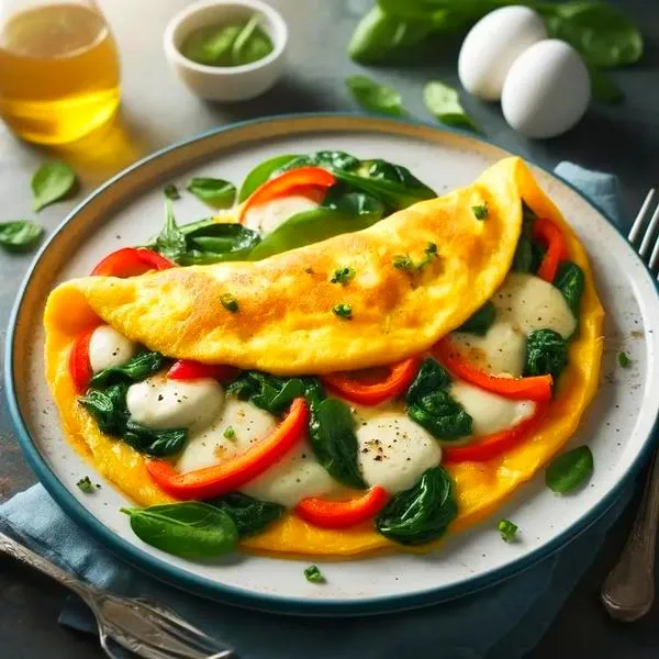 Perfekcyjny omlet z 2 jajek – prosty przepis na pyszne śniadanie