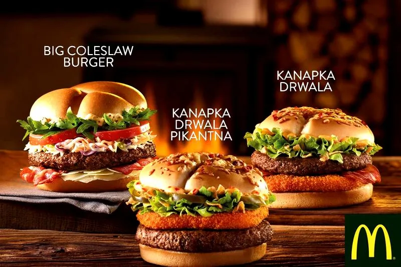 Burger drwala z kurczakiem