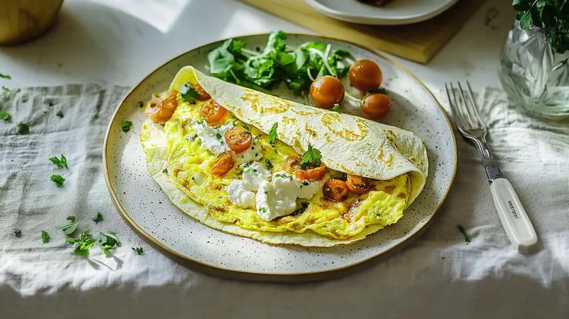 Idealny omlet z jajek