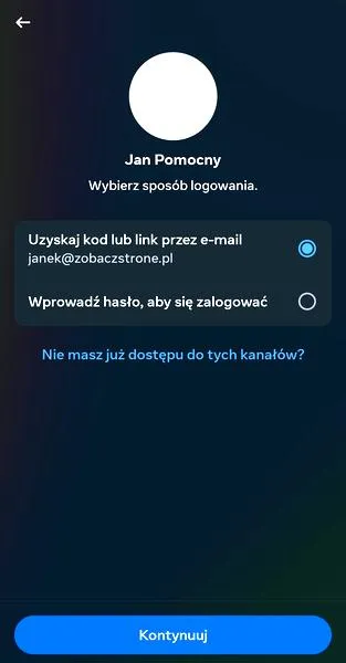 Odzyskiwanie hasła do Facebooka