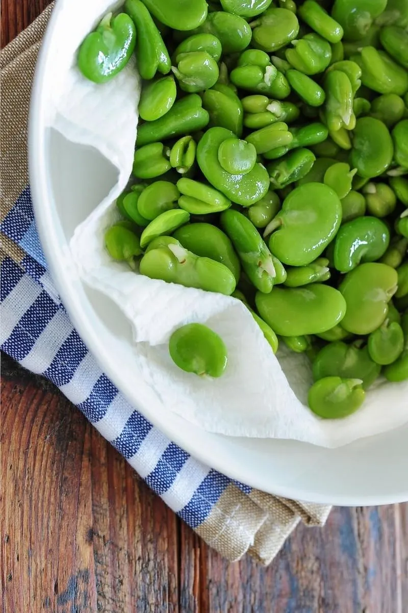 Przygotowanie świeżego bobu