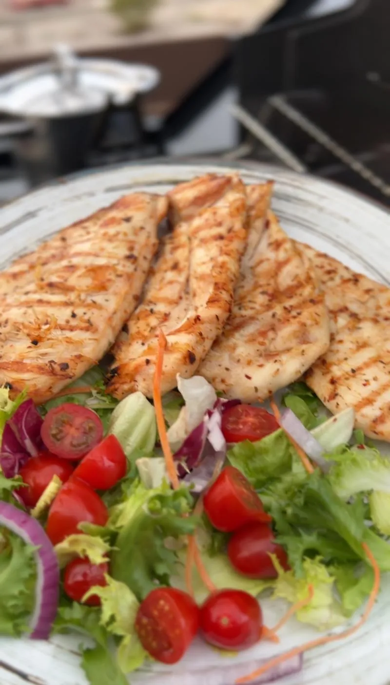 Smażenie piersi z kurczaka