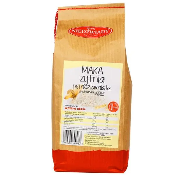Typy mąki pełnoziarnistej