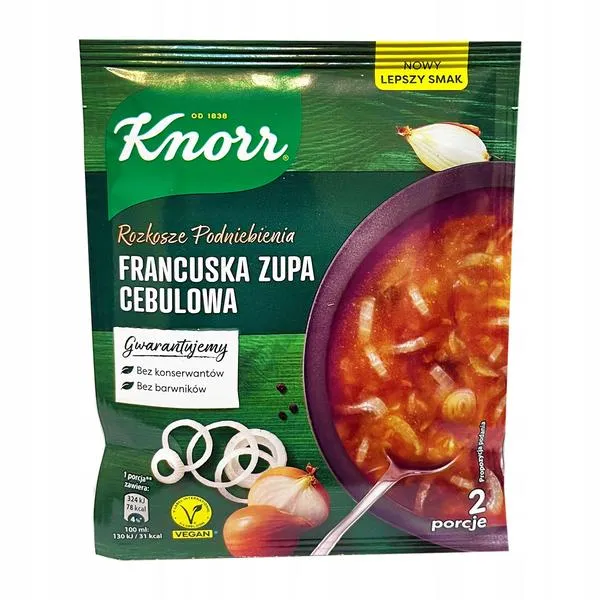 Zakupy zupy cebulowej